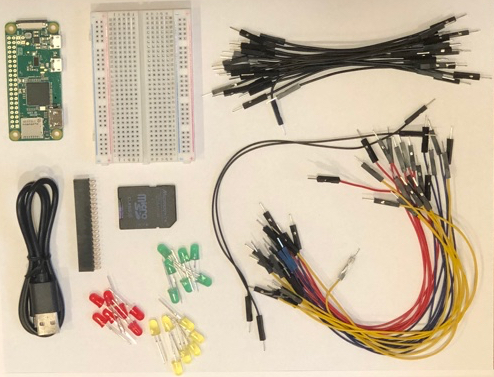 Binary clock parts